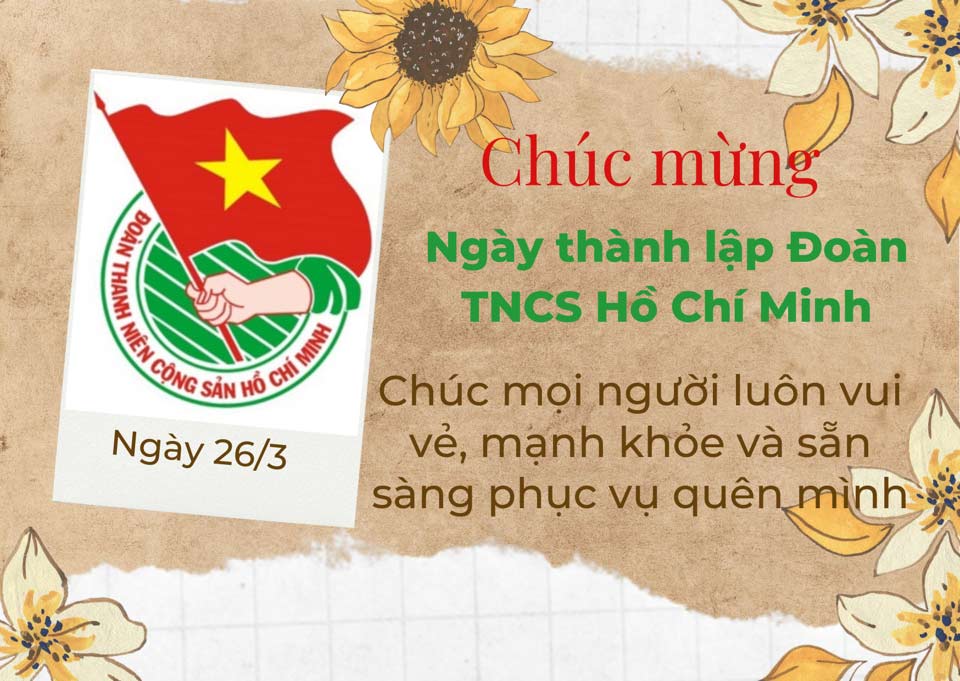 Ảnh chúc mừng 26/3 đẹp nhất
