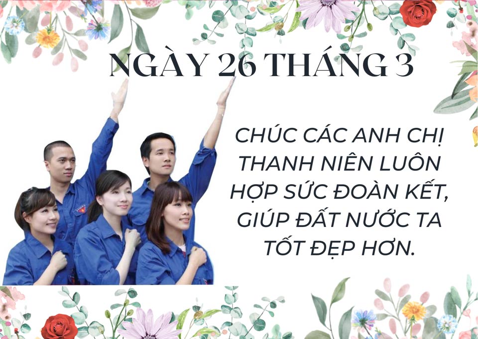 Ảnh lời chúc 26/3