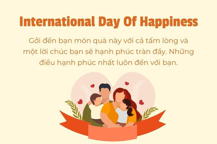 Hình ảnh ngày Quốc tế Hạnh phúc 20/3 có lời chúc cho bạn bè