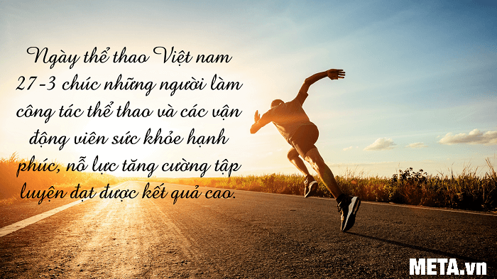 mẫu thiệp chúc ngày Thể Thao Việt Nam