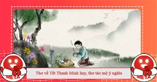 Thơ về Tết Thanh Minh hay, thơ tảo mộ ý nghĩa