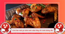 Cách làm cánh gà chiên nước mắm bằng nồi chiên không dầu