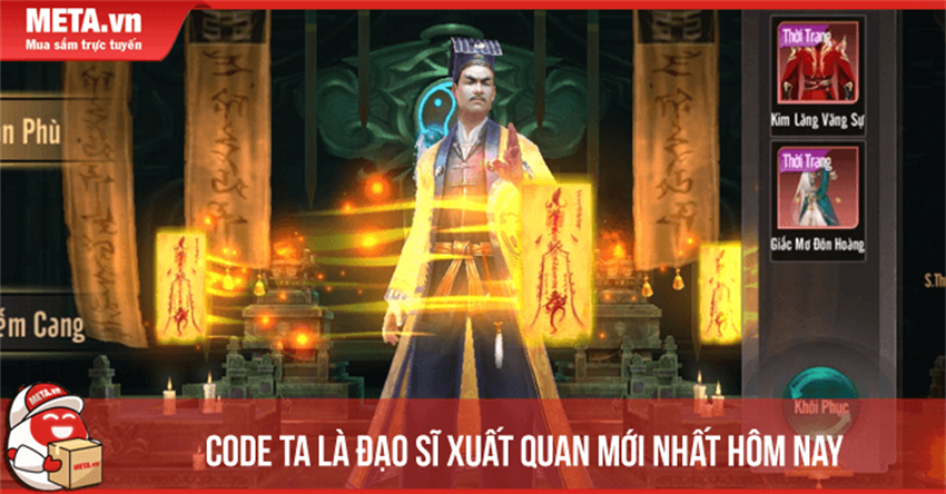 Code Ta Là Đạo Sĩ Xuất Quan mới nhất 2024 và cách nhập giftcode