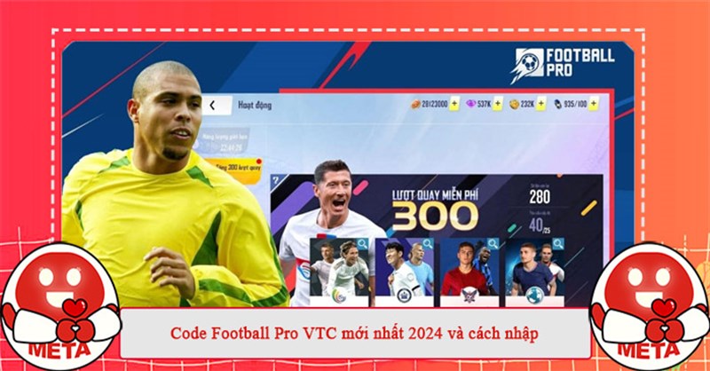 Code Football Pro VTC mới nhất 2024 và cách nhập