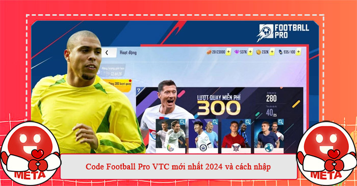 Code Football Pro VTC mới nhất
