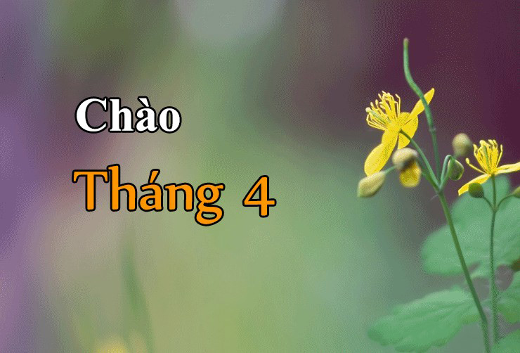 Hình ảnh chào tháng Tư đẹp