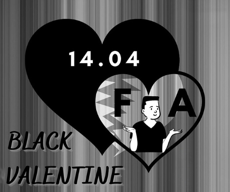 Hình ảnh Valentine đen đẹp nhất