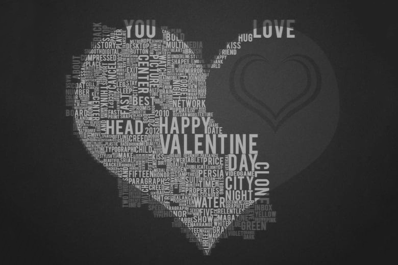 Ảnh Valentine đen