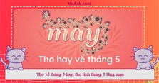 Thơ về tháng 5 hay, thơ tình tháng 5 lãng mạn