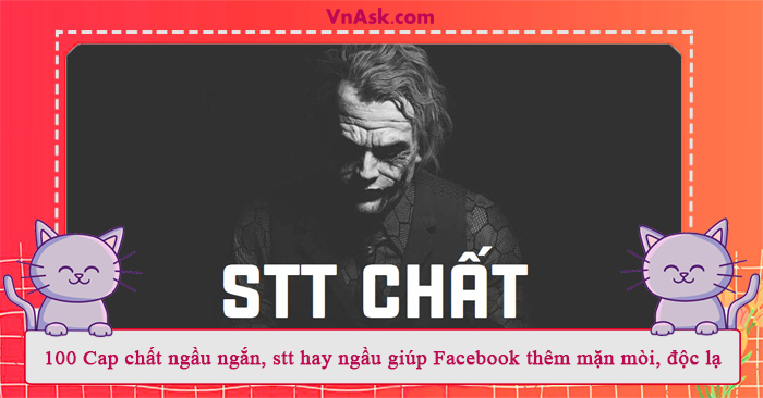 Stt chất lừ đăng Facebook