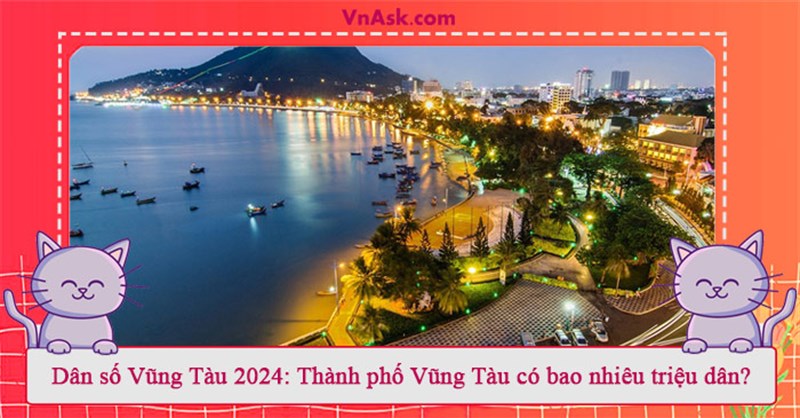 Dân số Vũng Tàu 2024: Thành phố Vũng Tàu có bao nhiêu triệu dân?