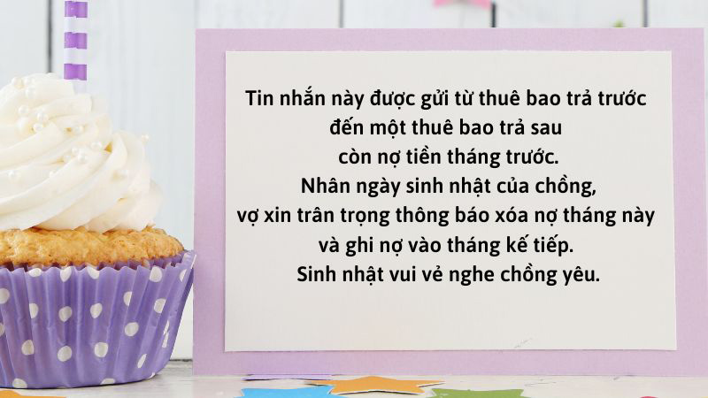 Thiệp mừng sinh nhật chồng yêu