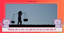 Những câu ca dao, tục ngữ nói về mẹ và tình mẫu tử