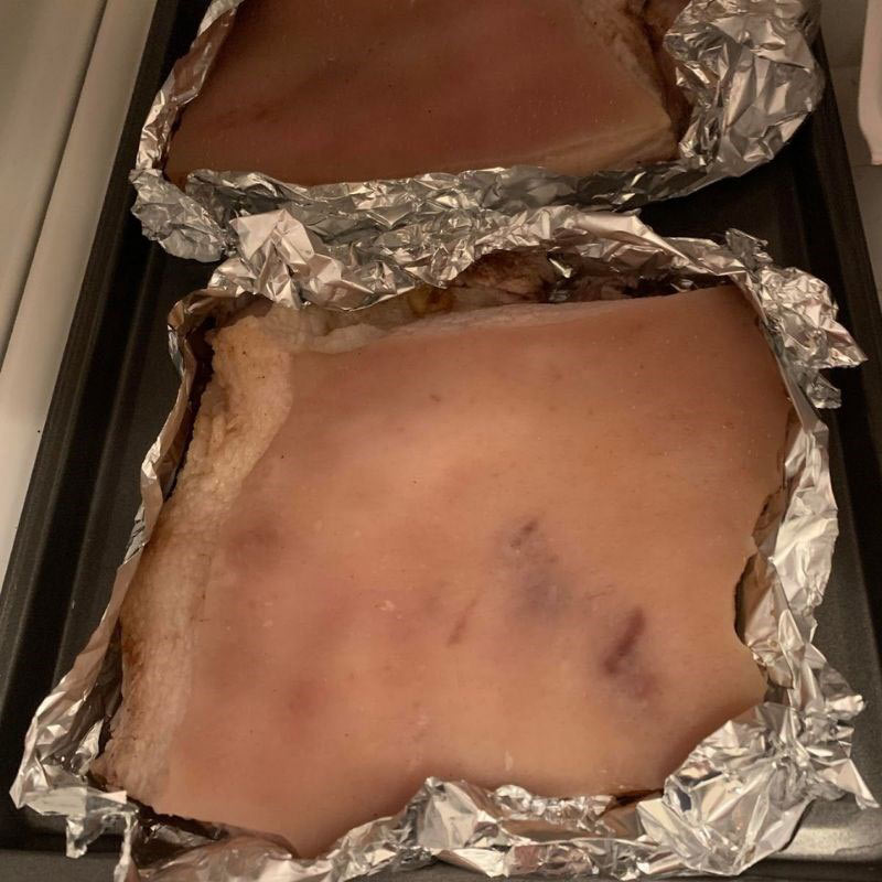 Chiên thịt bằng lò nướng