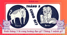 Sinh tháng 5 là cung hoàng đạo gì? Tháng 5 mệnh gì?