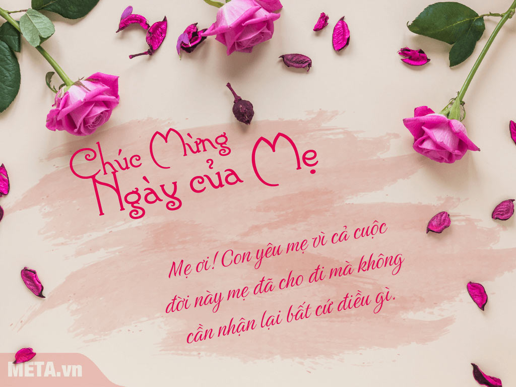 Thiệp chúc mừng ngày của mẹ ý nghĩa