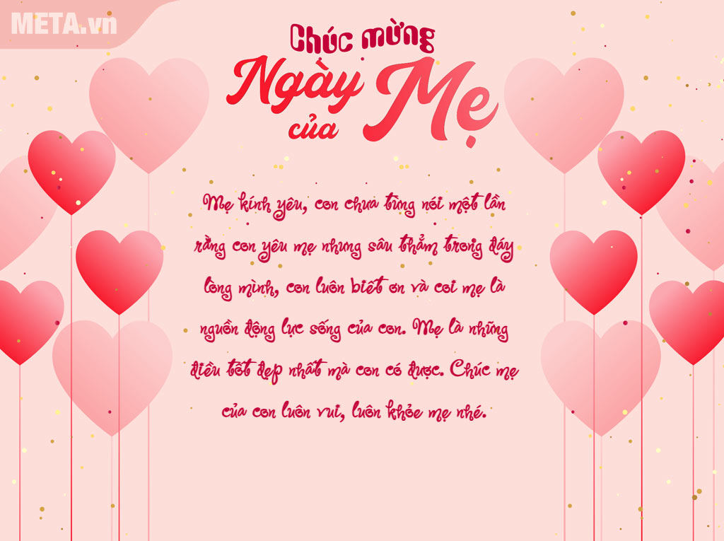 Ảnh thiệp chúc mừng ngày của mẹ