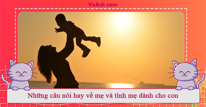 Những câu nói, stt hay về mẹ
