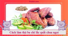Cách làm thịt lợn gác bếp thơm ngon cho ngày Tết