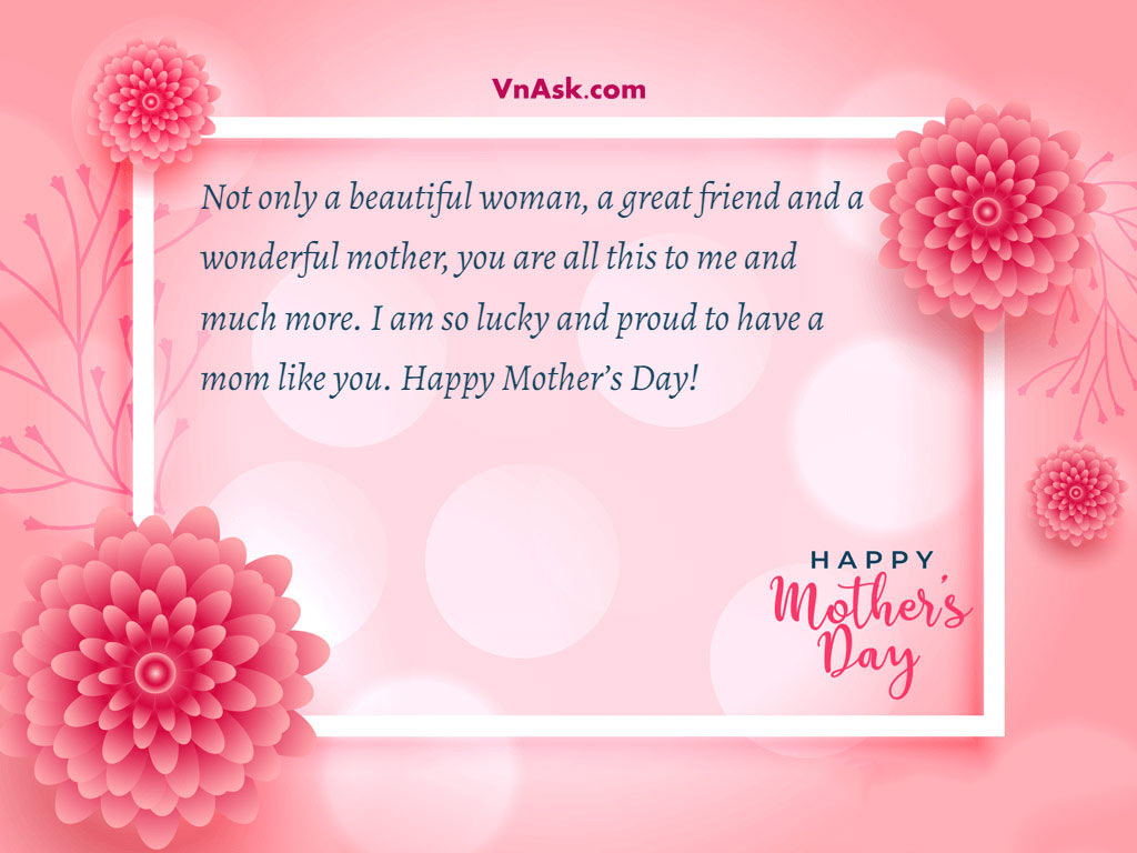 Thiệp chúc mừng Ngày của Mẹ đẹp nhất