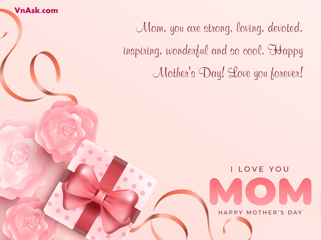 Thiệp chúc mừng Ngày của Mẹ sang trọng