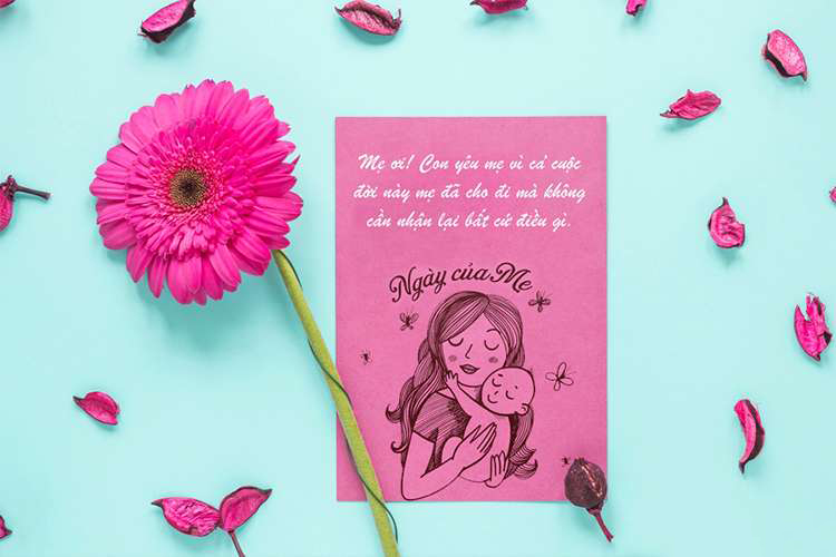 Thiệp lời chúc Ngày của Mẹ