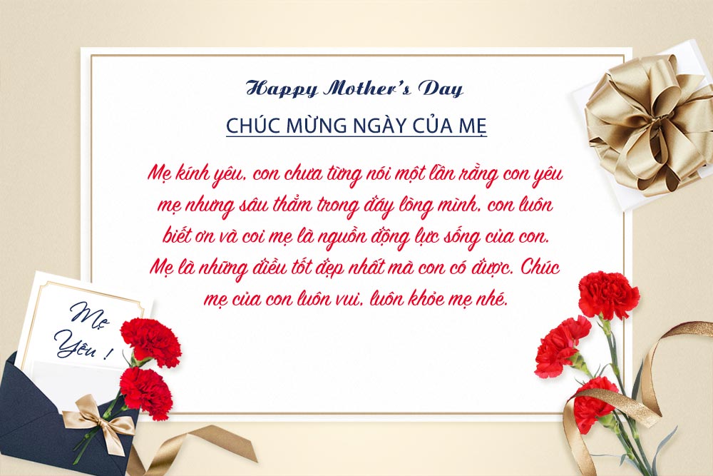Thiệp mừng ngày của mẹ