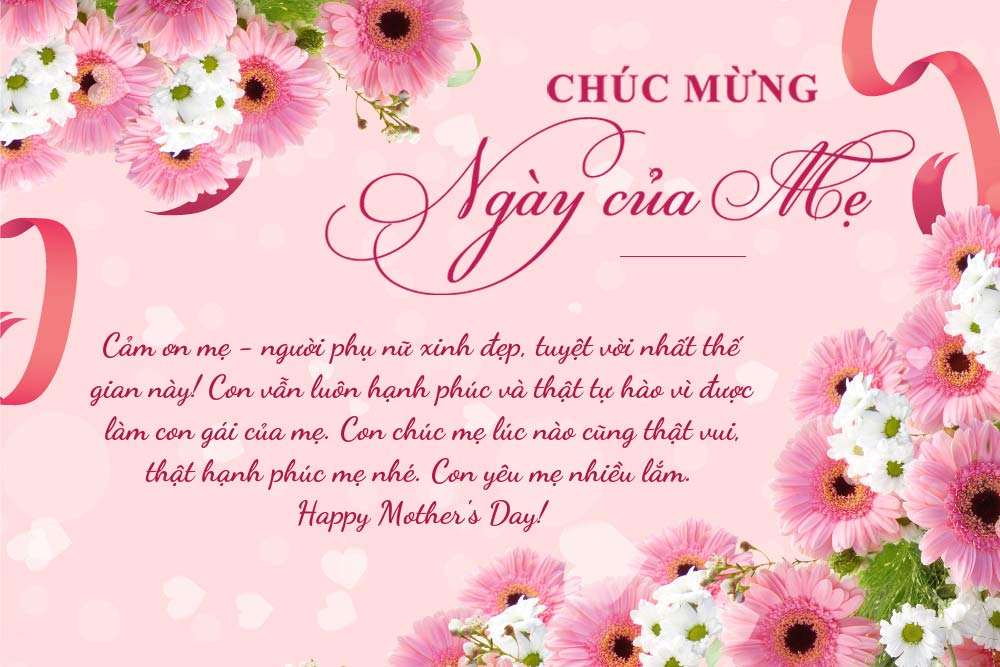 Thiệp chúc mừng Mother's Day