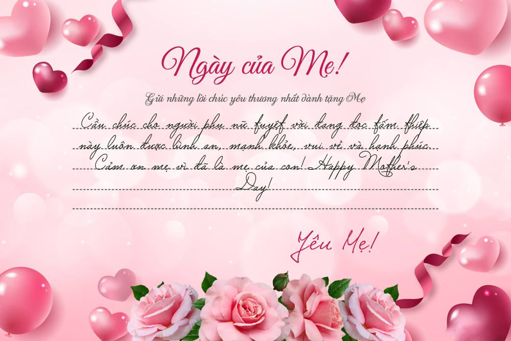 Thiệp chúc mừng Ngày của Mẹ