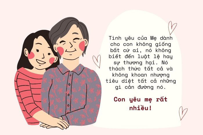 Thiệp mừng ngày của mẹ