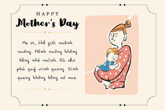 Thiệp chúc mừng Ngày của Mẹ