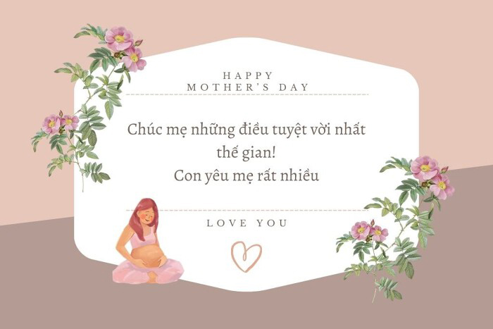 Thiệp mừng ngày của mẹ