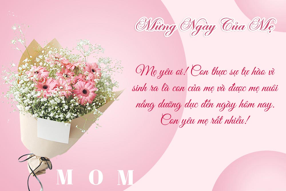 Thiệp chúc mừng Ngày của Mẹ