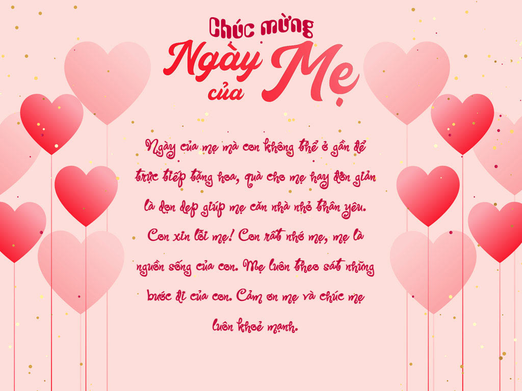 Thiệp chúc mừng Mother's Day