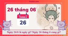 Ngày 26/6 là ngày gì? Ngày 26 tháng 6 cung gì?