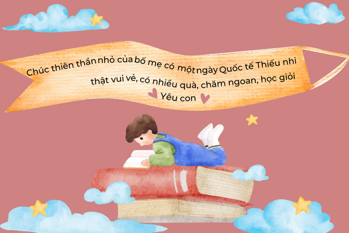 Thiệp mừng ngày 1/6