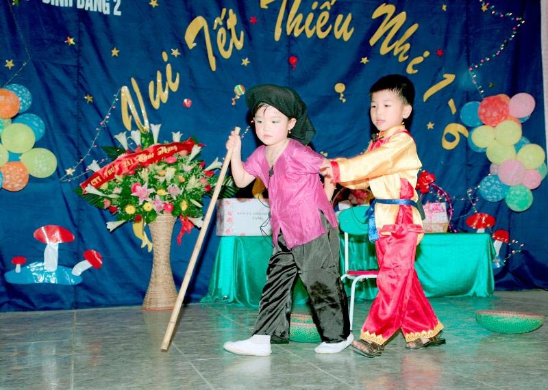 Hình ảnh ngày Quốc tế Thiếu nhi của các bé