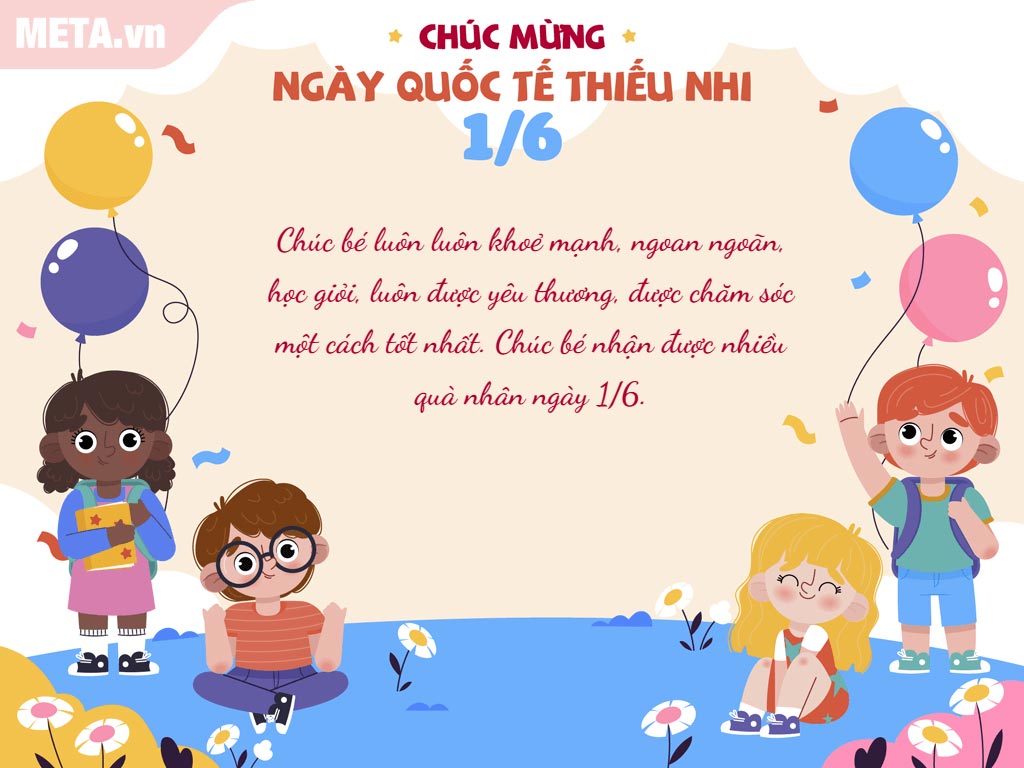 Làm thiệp 1/6 đẹp