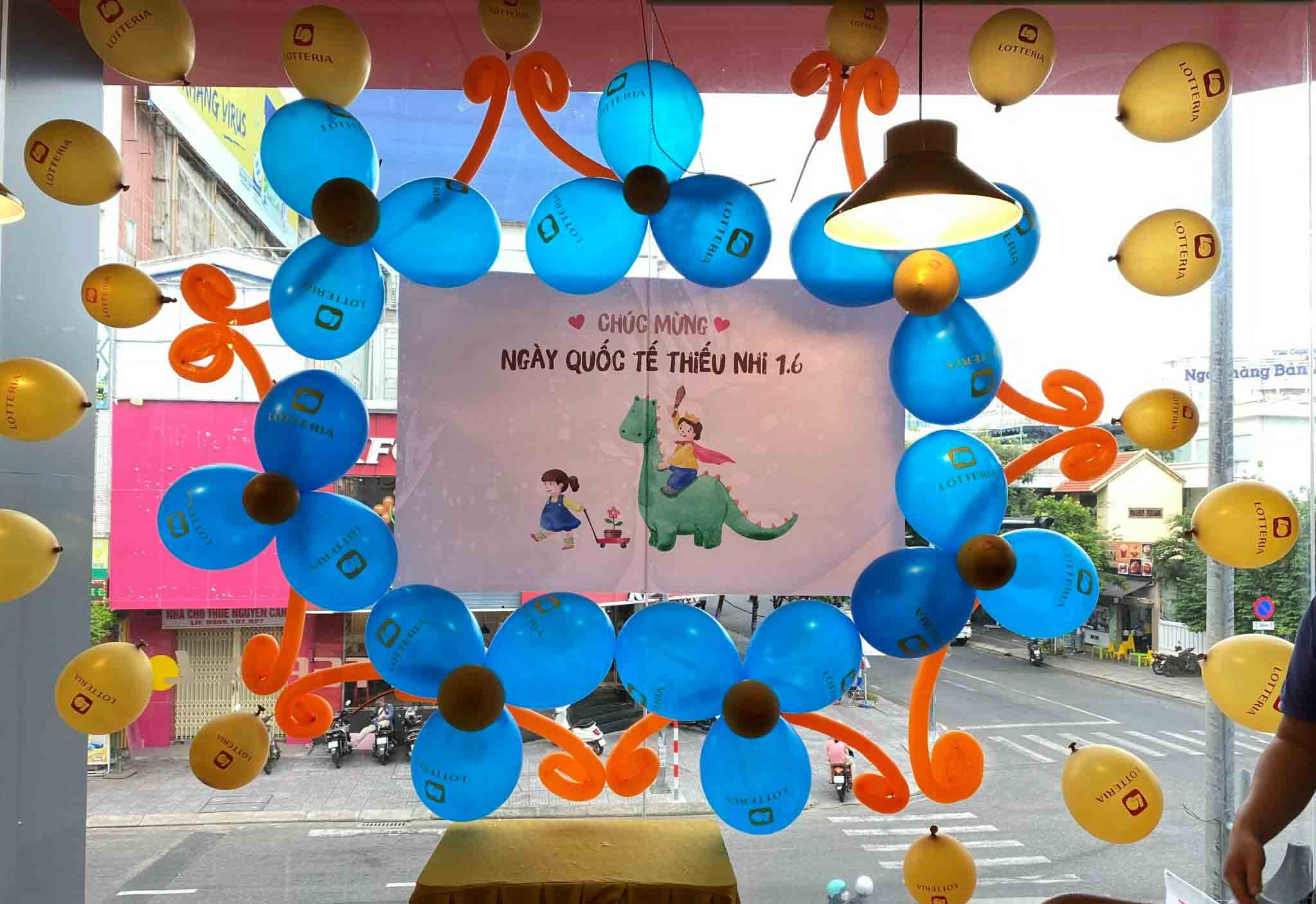 Mẫu trang trí ngày 1/6 đơn giản