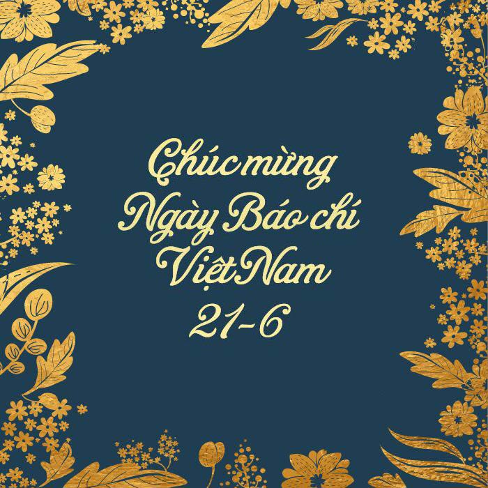Thiệp chúc mừng ngày Báo chí Cách mạng Việt Nam đẹp