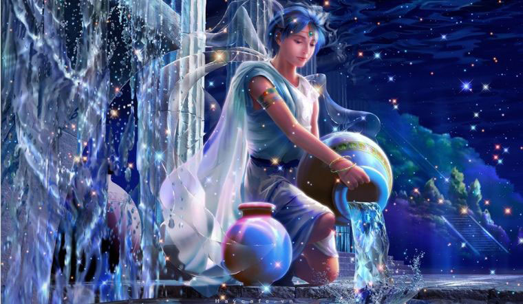 Hình nền cung Bảo Bình cho nam