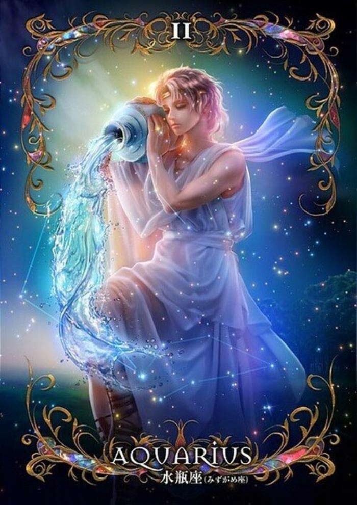 Hình ảnh cung Bảo Bình nữ cute