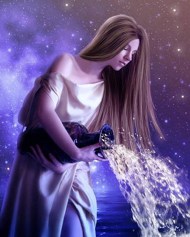 Hình nền cung Bảo Bình nữ