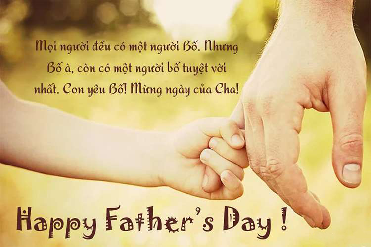 Thiệp chúc mừng Father's Day