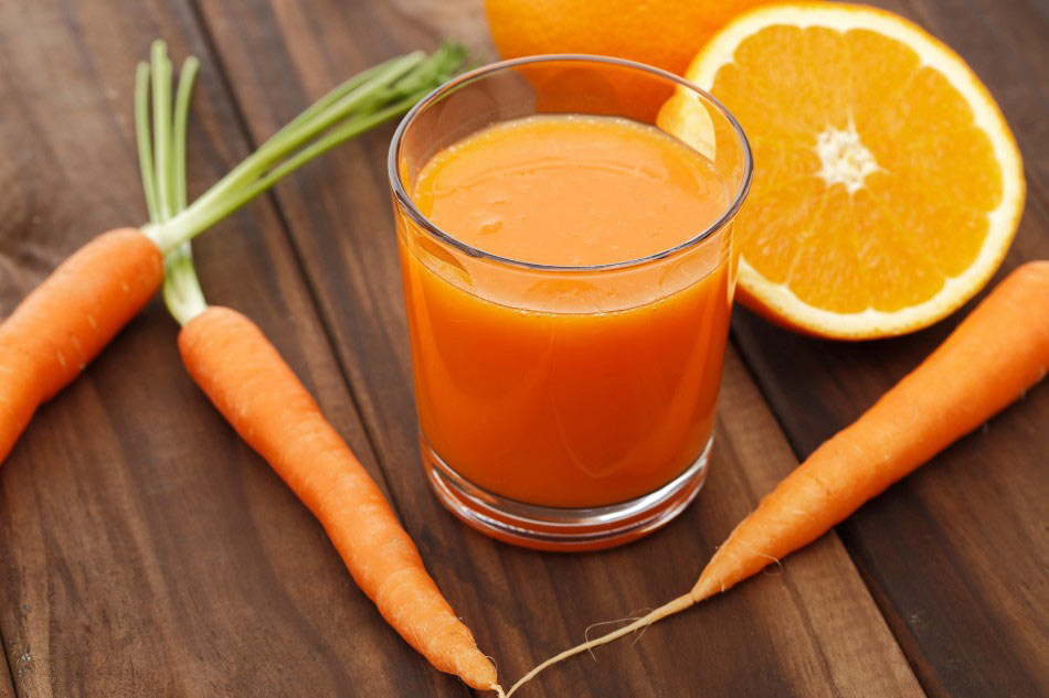 Tác dụng của sinh tố cam cà rốt