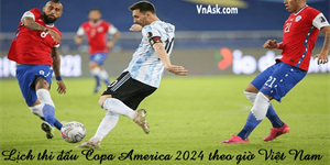 Lịch thi đấu Copa America 2024 theo giờ Việt Nam mới nhất