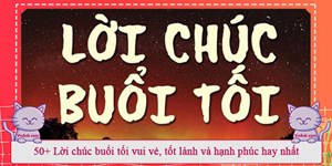 50+ Lời chúc buổi tối vui vẻ, tốt lành và hạnh phúc hay nhất