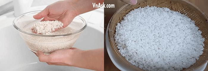 Sơ chế gạo nếp