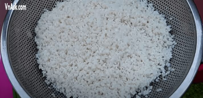 Thêm muối vào gạo nếp