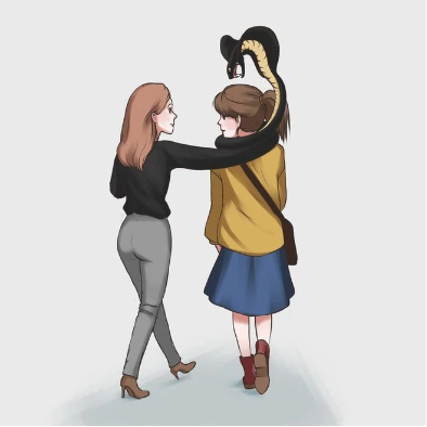 Ảnh về lòng người giả tạo sau lưng